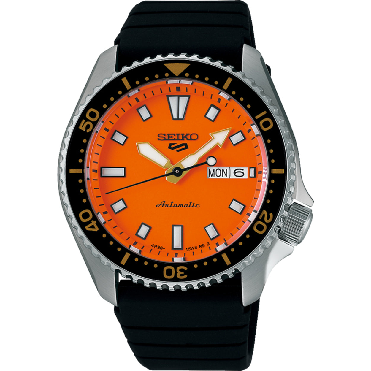 Seiko 5 Sports Herenhorloge SRPL89K1 oranje - SRPL89K1