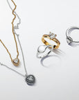 Pandora Sprankelend Hart Halo Halsketting Met Hanger 393099C01, exclusief en kwalitatief hoogwaardig. Ontdek nu!