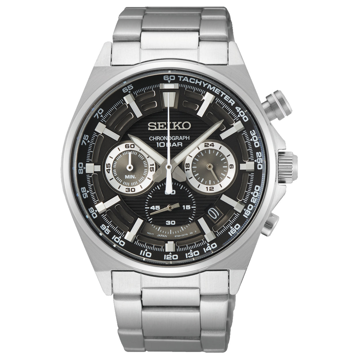 Seiko Herenhorloge SSB397P1 zwart - SSB397P1