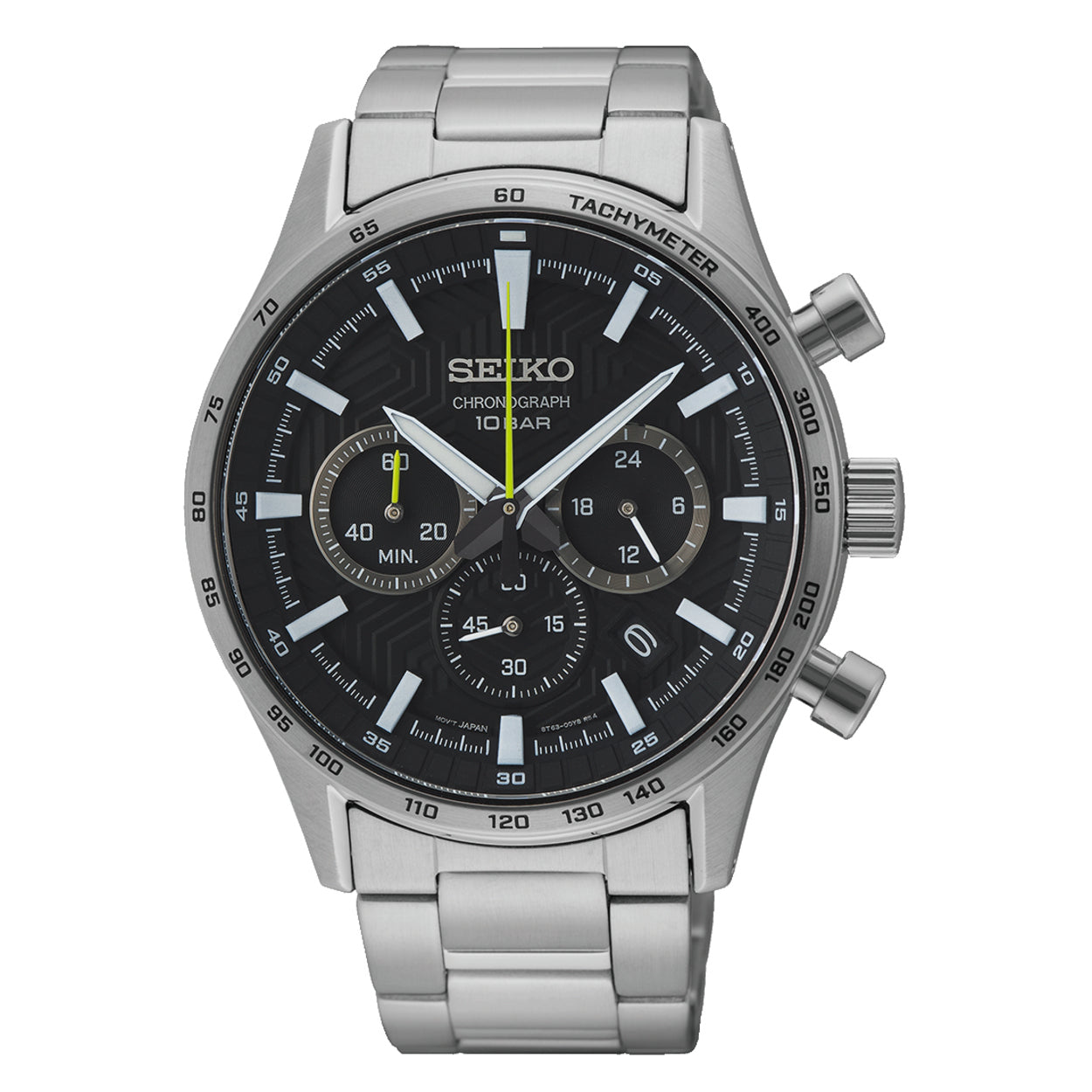 Seiko Herenhorloge SSB413P1 zwart - SSB413P1