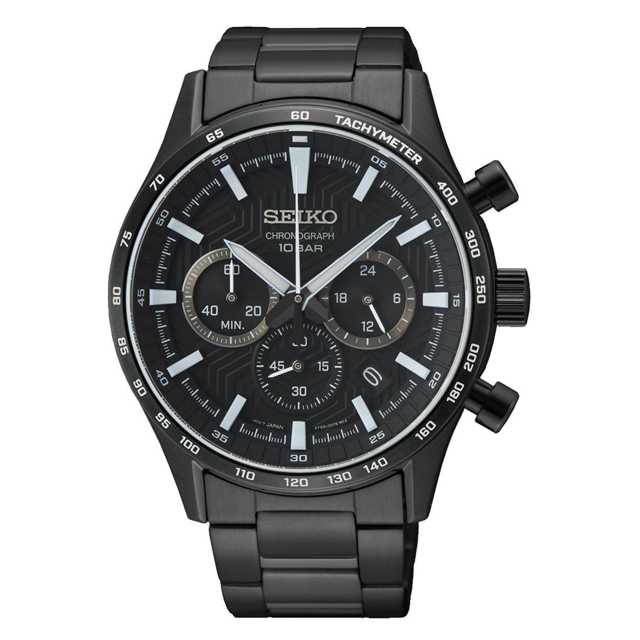 Seiko Herenhorloge SSB415P1 zwart - SSB415P1