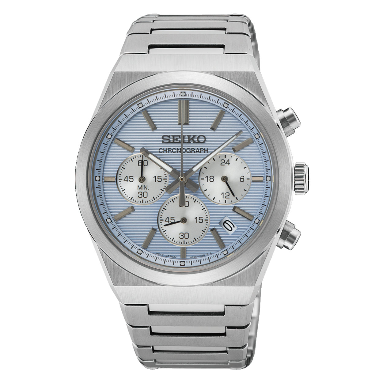 Seiko Herenhorloge SSB459P1 blauw - SSB459P1