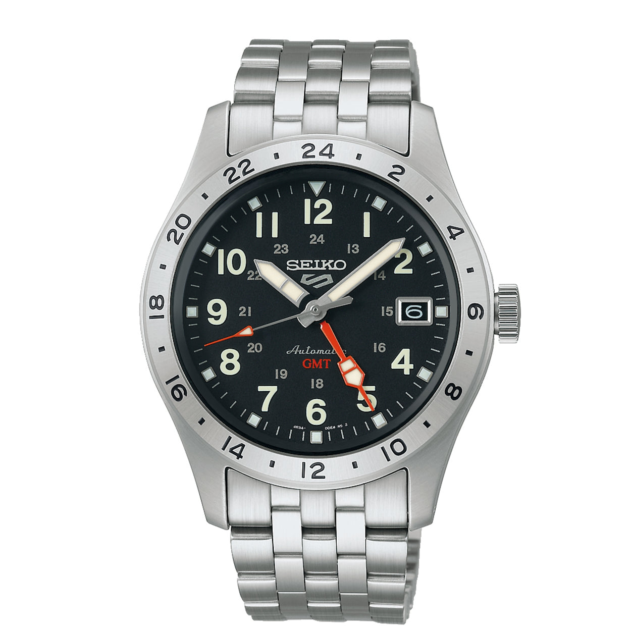 Seiko 5 Sports Herenhorloge SSK023K1 zwart - SSK023K1