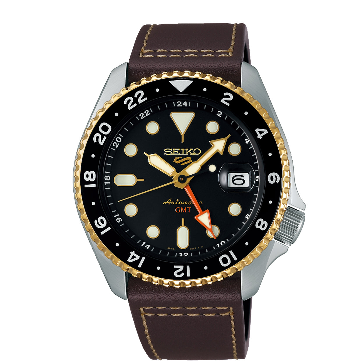 Seiko 5 Sports Herenhorloge SSK036K1 bruin - SSK036K1