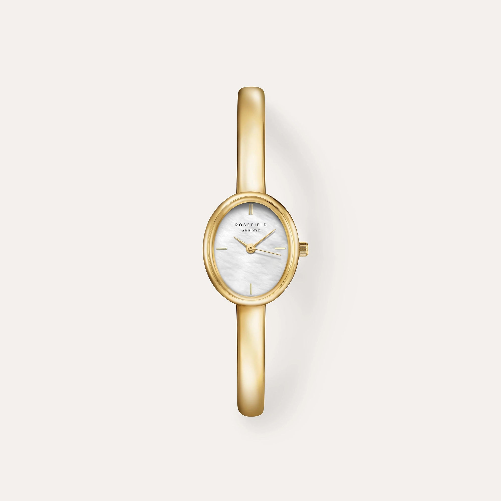 Rosefield horloge STWGSG-ST05 Studio Edition 6 Bangle Watch Oval Gold Medium 62 mm - PansiteNederland.nl