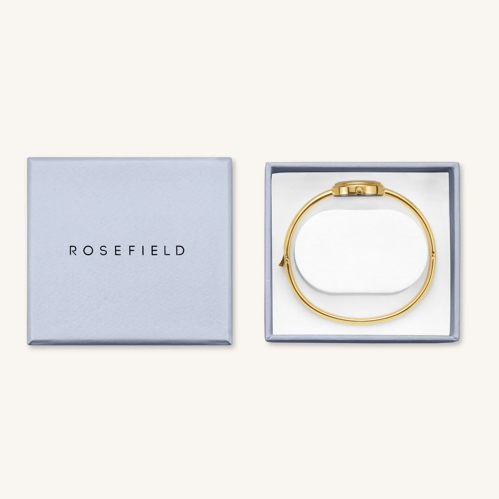 Rosefield horloge STWGSG-ST05 Studio Edition 6 Bangle Watch Oval Gold Medium 62 mm - PansiteNederland.nl