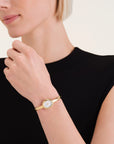 Rosefield horloge STWGSG-ST05 Studio Edition 6 Bangle Watch Oval Gold Medium 62 mm - PansiteNederland.nl