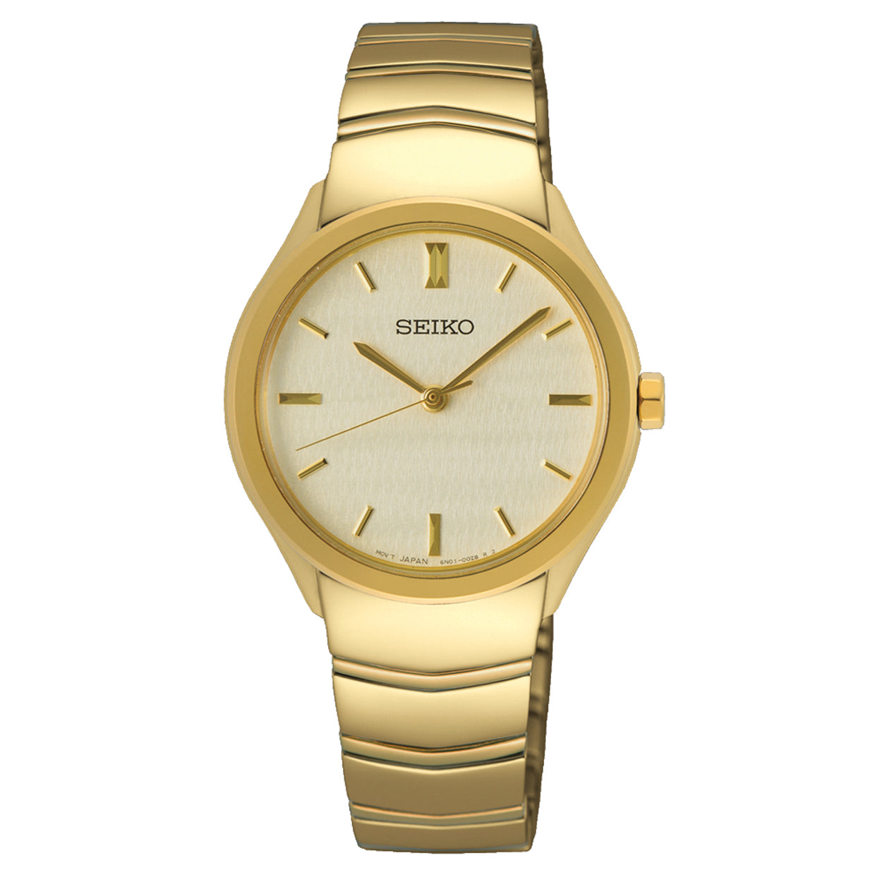 Seiko Dameshorloge SUR552P1 champagne - SUR552P1