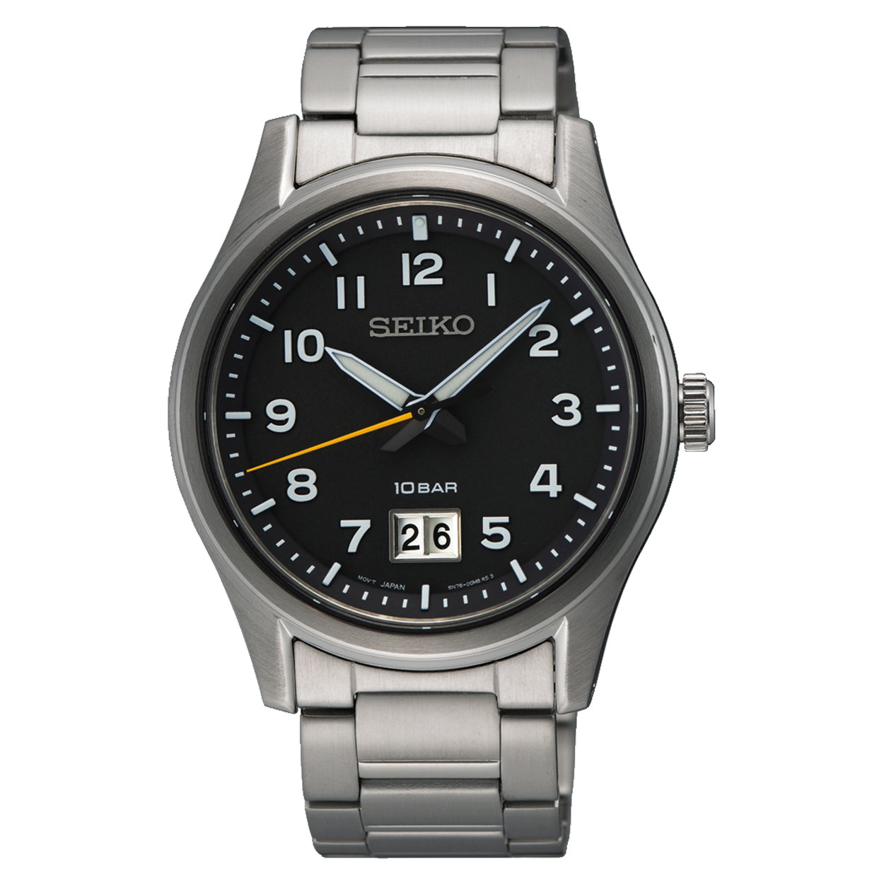 Seiko Herenhorloge SUR569P1 zwart - SUR569P1