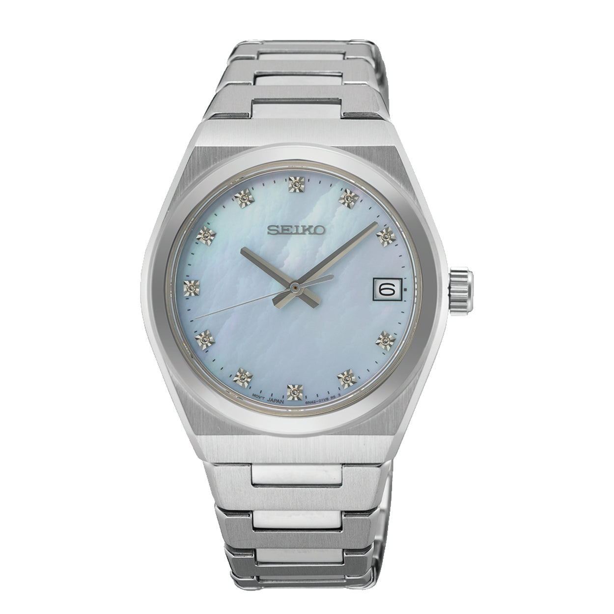 Seiko Dameshorloge SUR603P1 blauw - SUR603P1