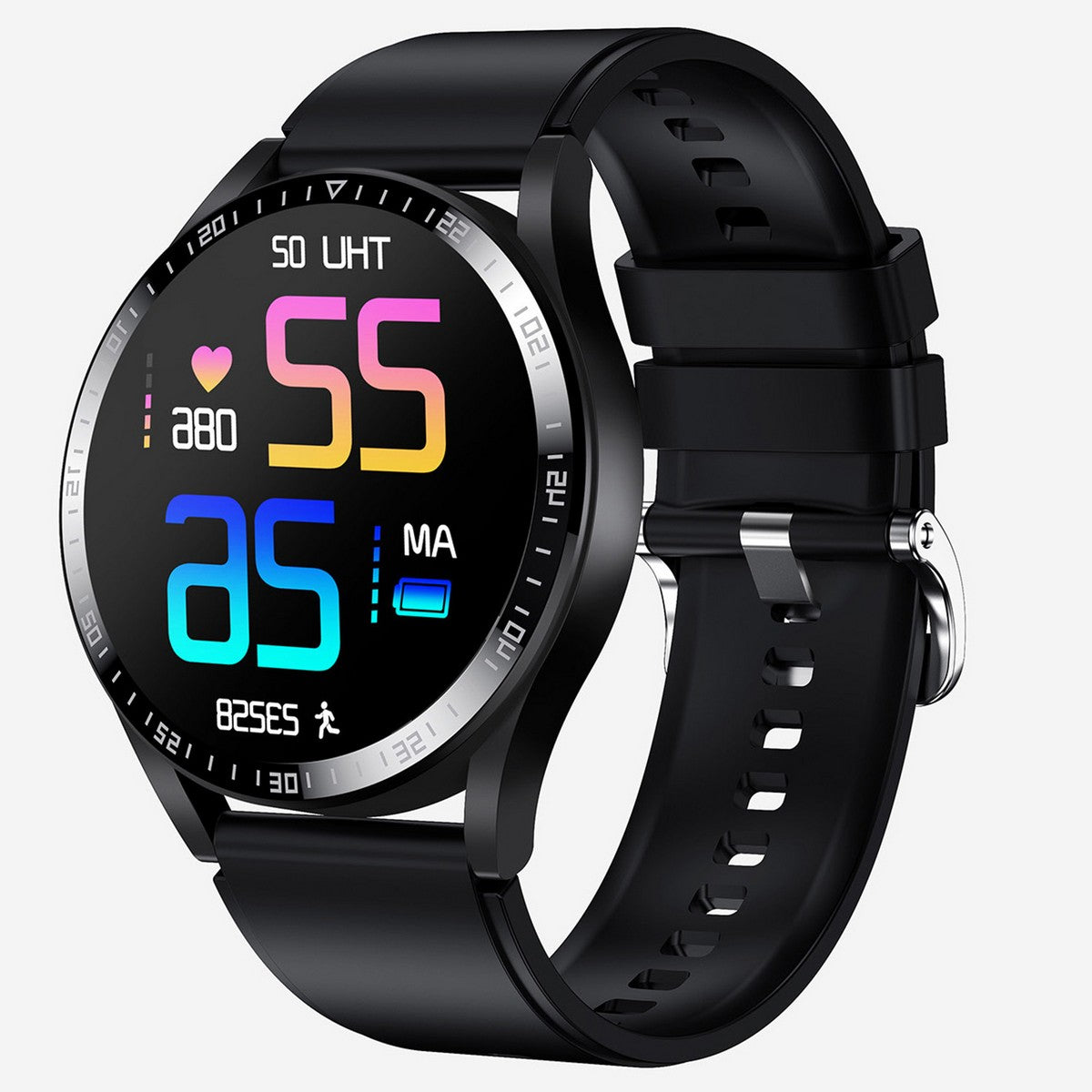 Smarty SW019A Smartwatch Zwart 46mm, exclusief en kwalitatief hoogwaardig. Ontdek nu!