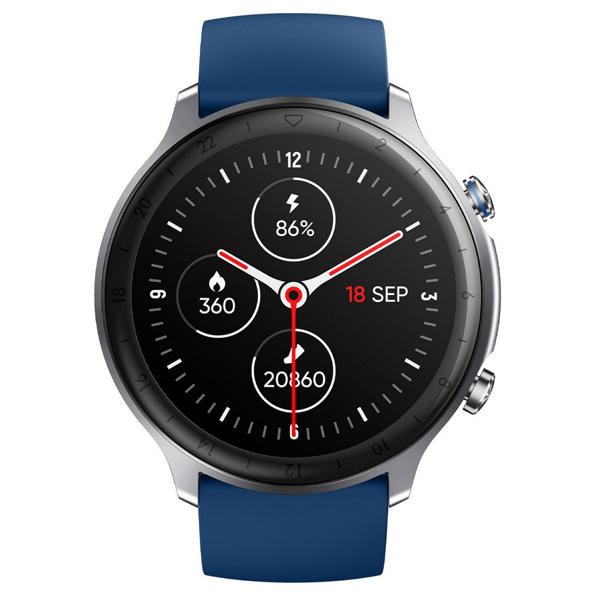 Smarty SW031C Smartwatch Blauw 45mm, exclusief en kwalitatief hoogwaardig. Ontdek nu!