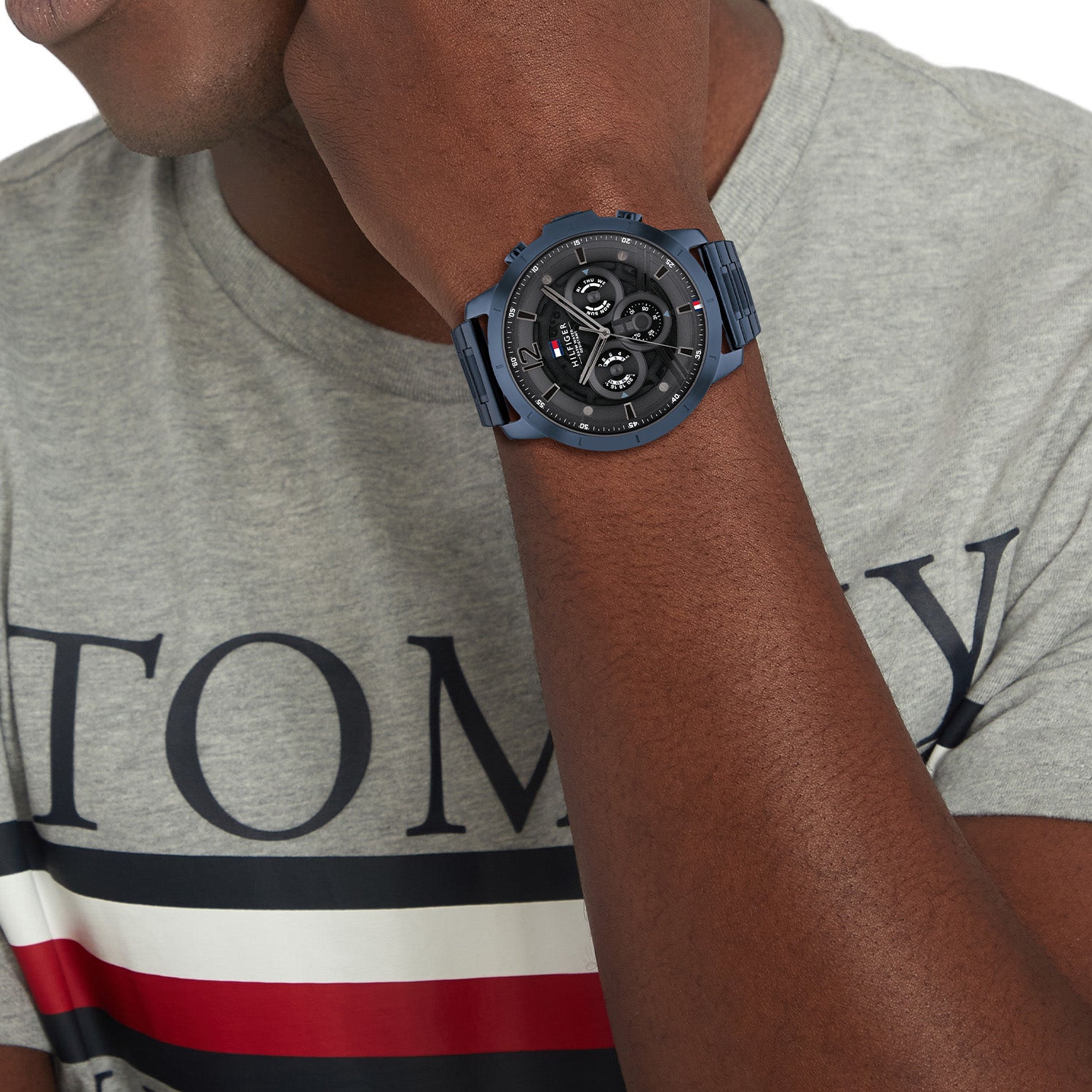 Tommy Hilfiger Horloge TH1710493 Heren Blauw 50 mm