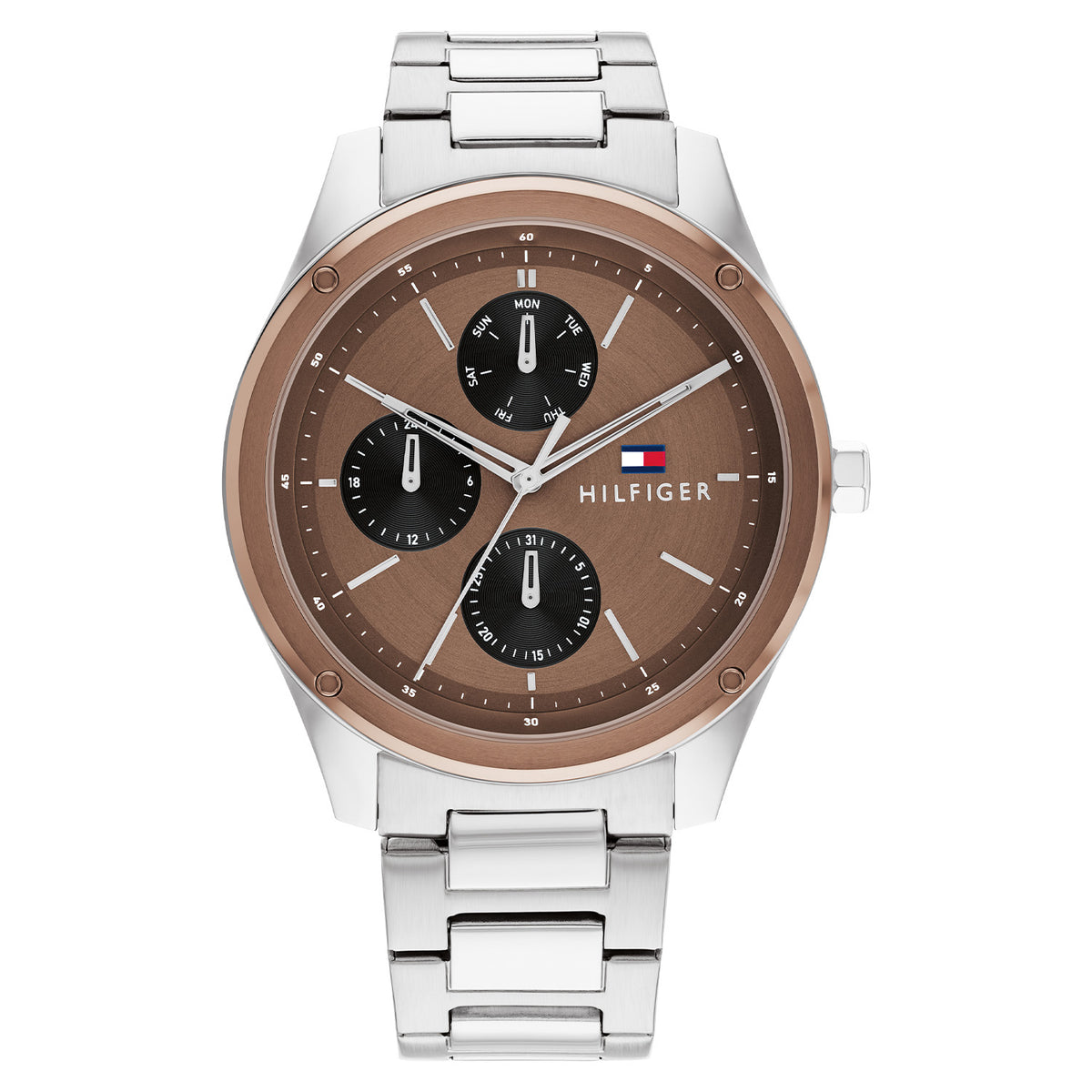 Tommy Hilfiger Heren Horloge TH1710533 43 mm Zilverkleurig