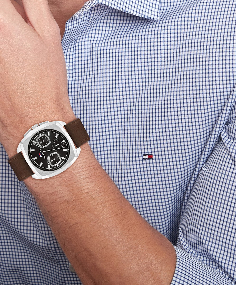 Tommy Hilfiger TH1710555 Horloge Heren Zilverkleurig 41mm - PansiteNederland.nl