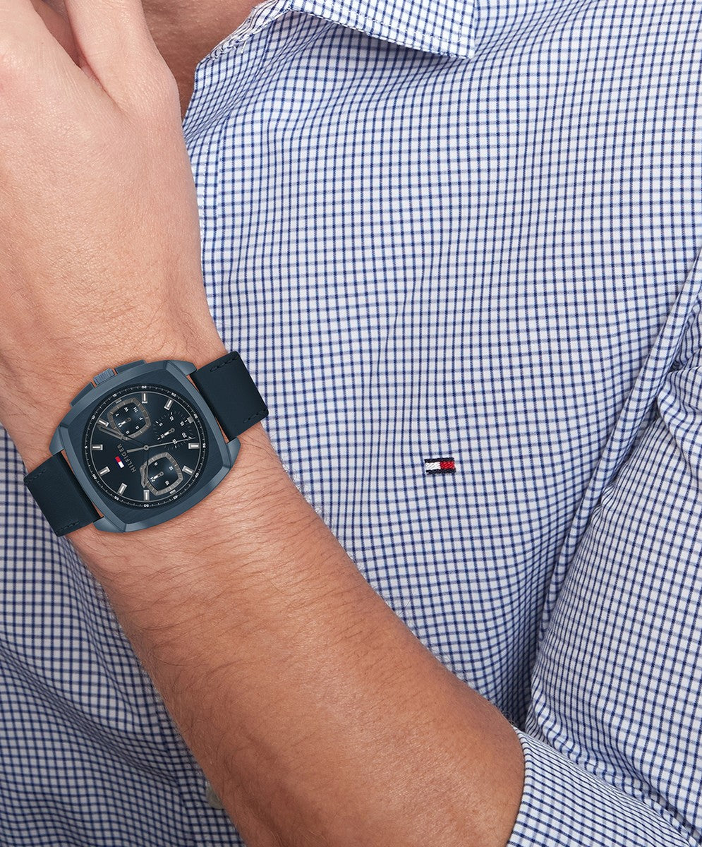 Tommy Hilfiger TH1710558 Horloge Heren Blauw 41mm - PansiteNederland.nl