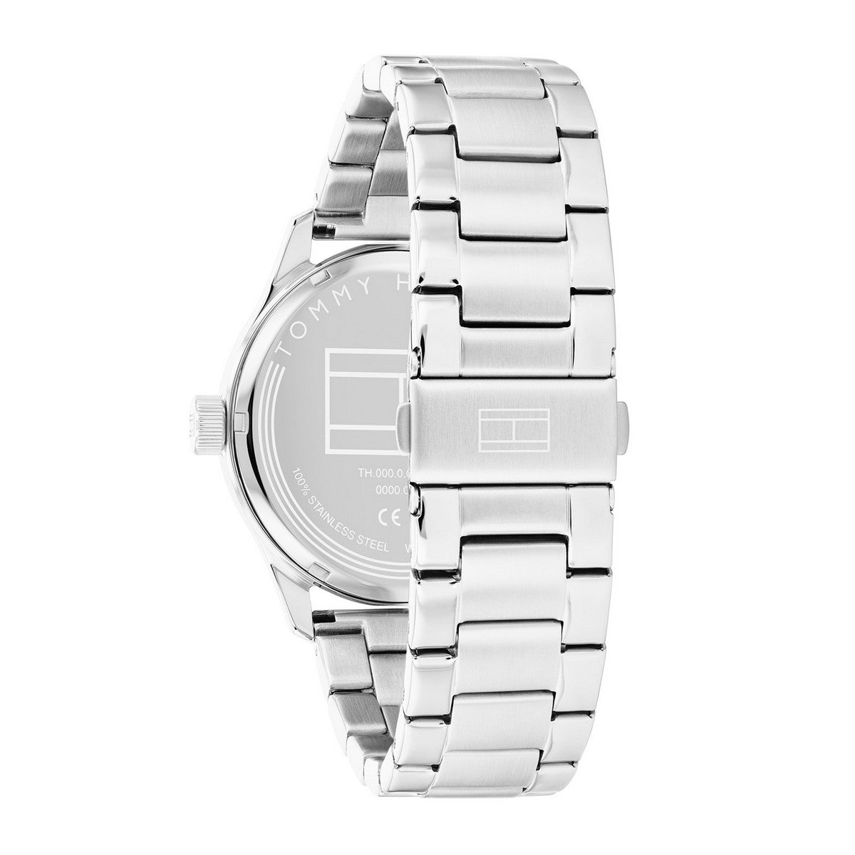 Tommy Hilfiger TH1710563 Horloge Heren Zilverkleurig 43mm, exclusief en kwalitatief hoogwaardig. Ontdek nu!