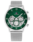 Tommy Hilfiger TH1710567 Horloge Heren Zilverkleurig 44mm, exclusief en kwalitatief hoogwaardig. Ontdek nu!