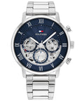 Tommy Hilfiger TH1710569 Horloge Heren Zilverkleurig 44mm, exclusief en kwalitatief hoogwaardig. Ontdek nu!