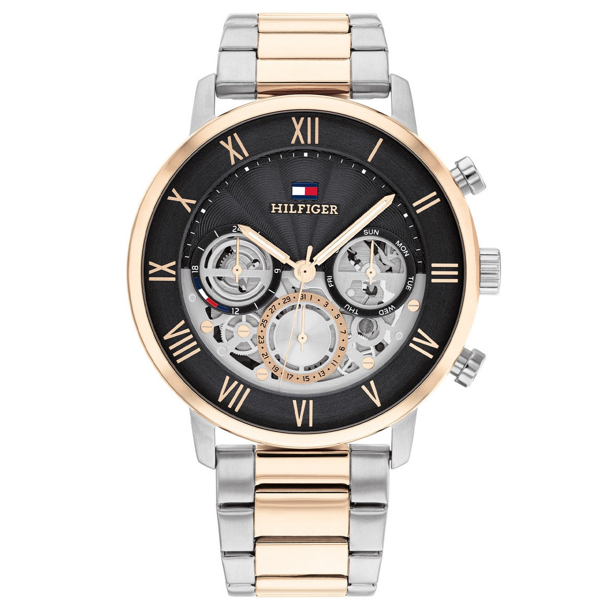 Tommy Hilfiger TH1710570 Horloge Heren Bi-color 44mm, exclusief en kwalitatief hoogwaardig. Ontdek nu!