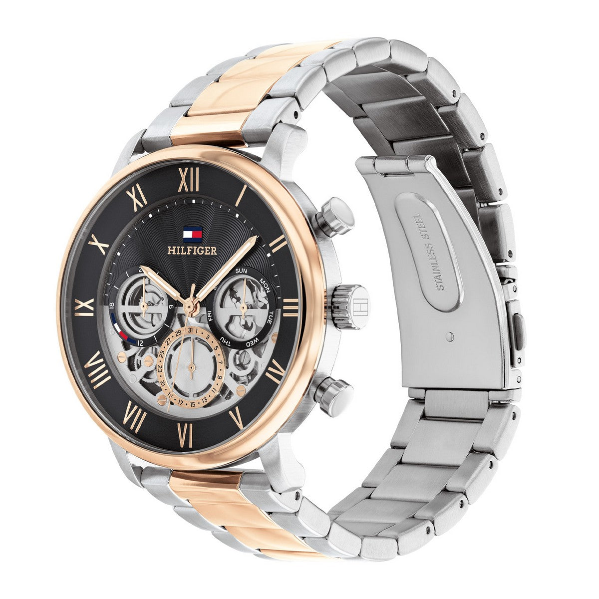 Tommy Hilfiger TH1710570 Horloge Heren Bi-color 44mm, exclusief en kwalitatief hoogwaardig. Ontdek nu!