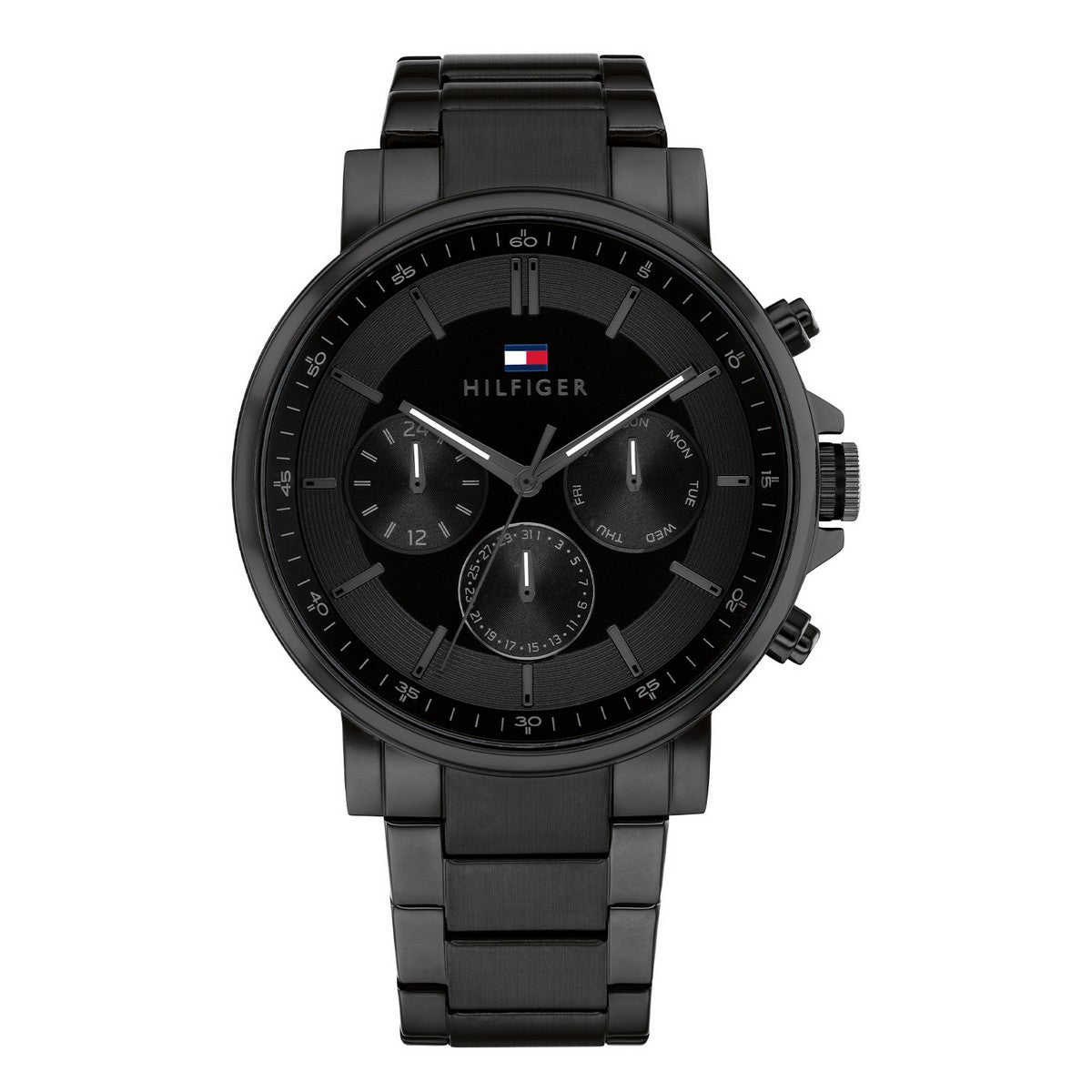 Tommy Hilfiger TH1710590 Horloge Heren Zwart 44mm, exclusief en kwalitatief hoogwaardig. Ontdek nu!