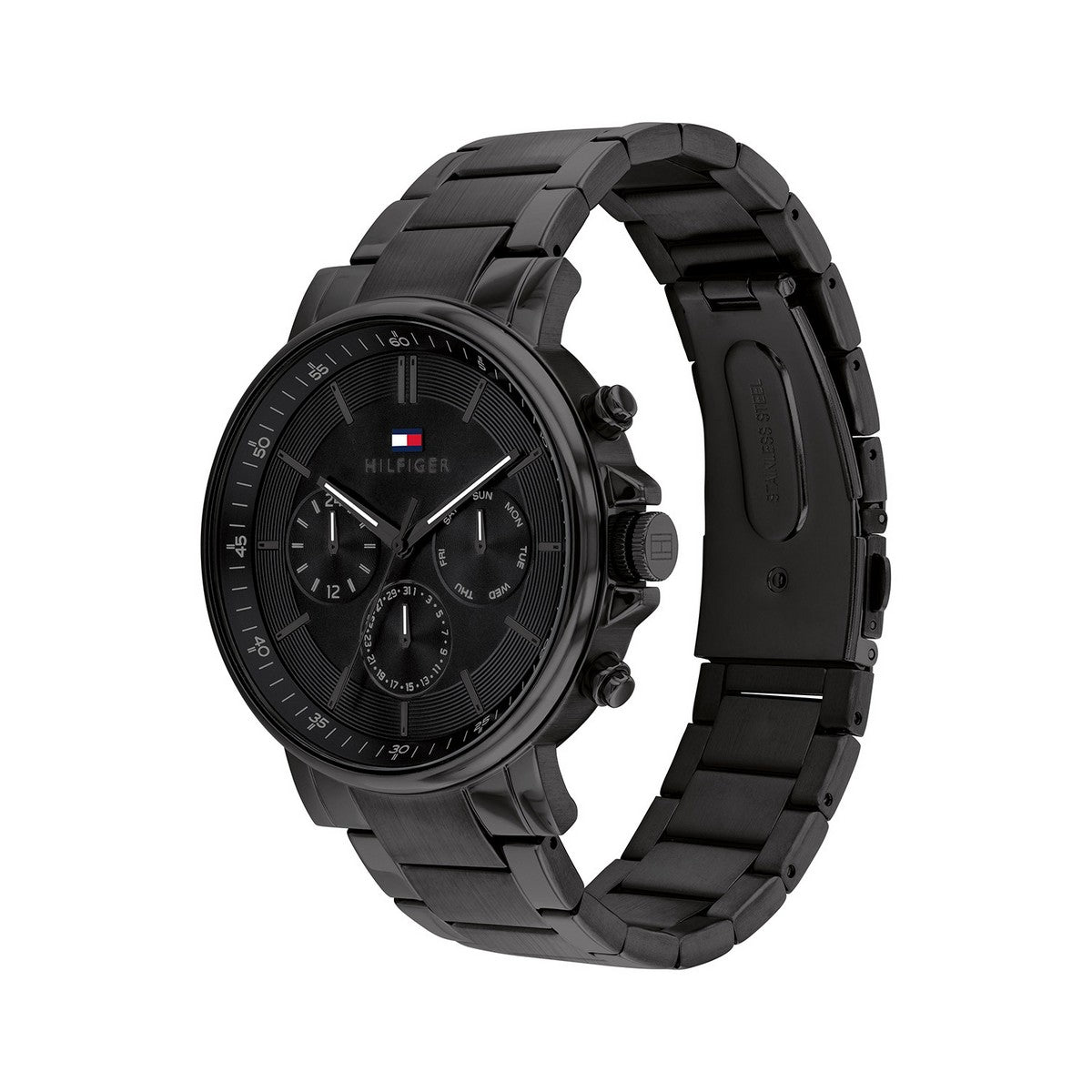 Tommy Hilfiger TH1710590 Horloge Heren Zwart 44mm, exclusief en kwalitatief hoogwaardig. Ontdek nu!