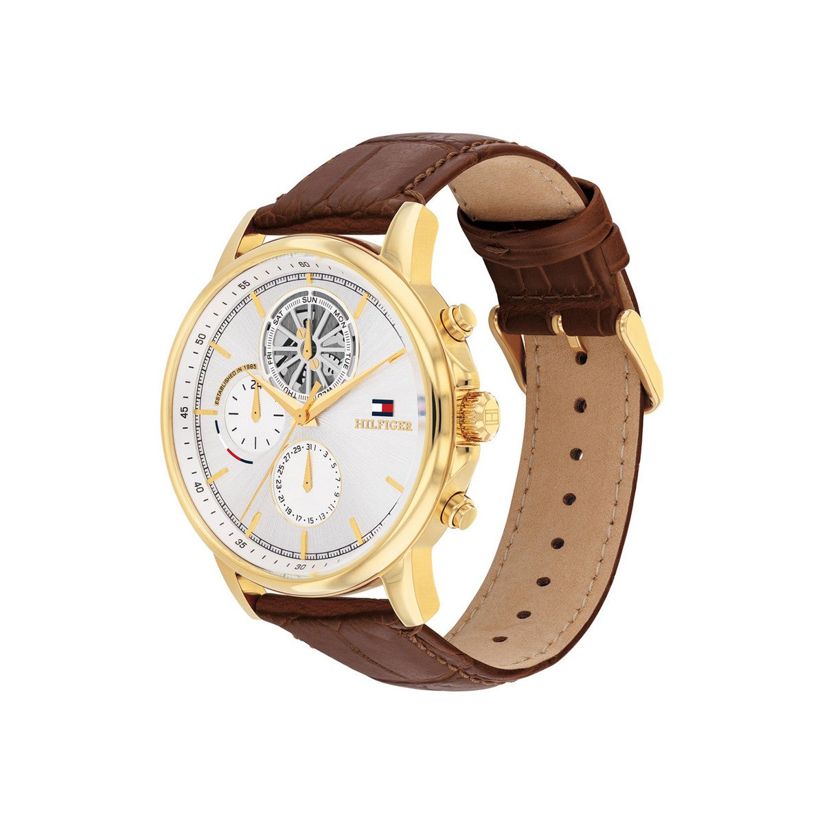 Tommy Hilfiger TH1710631 Horloge Heren Goudkleurig 44mm - PansiteNederland.nl