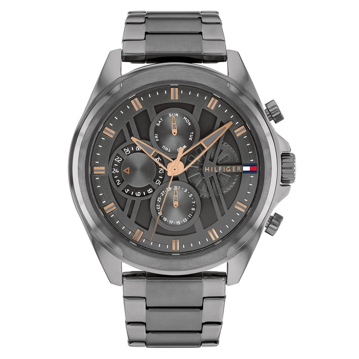 Tommy Hilfiger TH1710657 Horloge Heren Grijs 48mm - PansiteNederland.nl