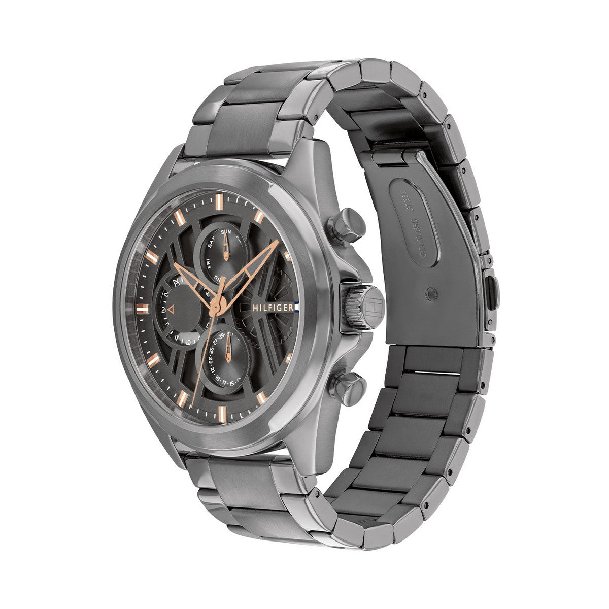 Tommy Hilfiger TH1710657 Horloge Heren Grijs 48mm - PansiteNederland.nl