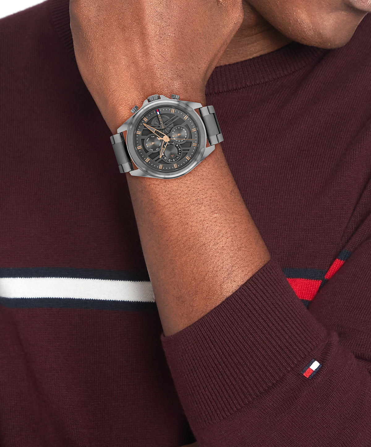 Tommy Hilfiger Horloge TH1710657 Heren Grijs 48 mm