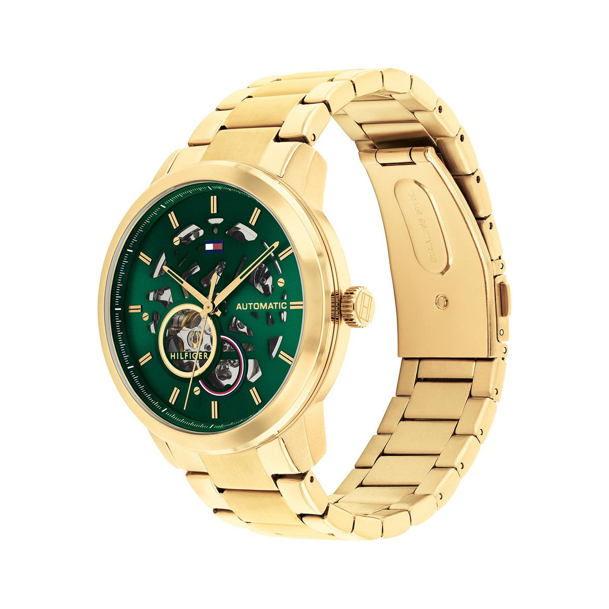 Tommy Hilfiger TH1710662 Horloge Heren Goudkleurig Automaat 43mm - PansiteNederland.nl