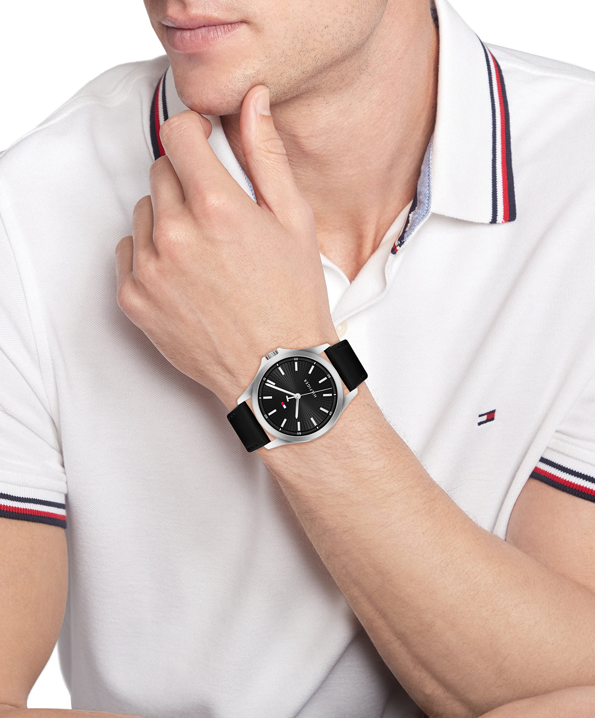 Tommy Hilfiger Horloge TH1710668 Heren Zilverkleurig 43 mm