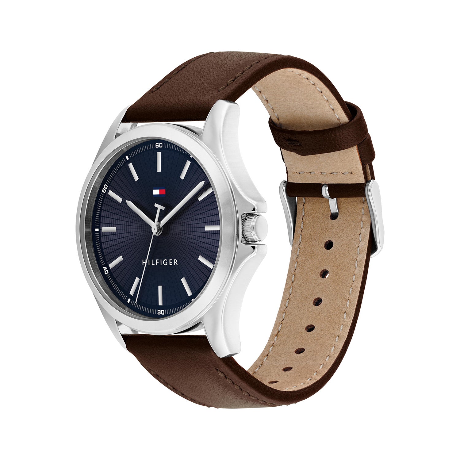 Tommy Hilfiger Horloge TH1710669 Heren Zilverkleurig 43 mm