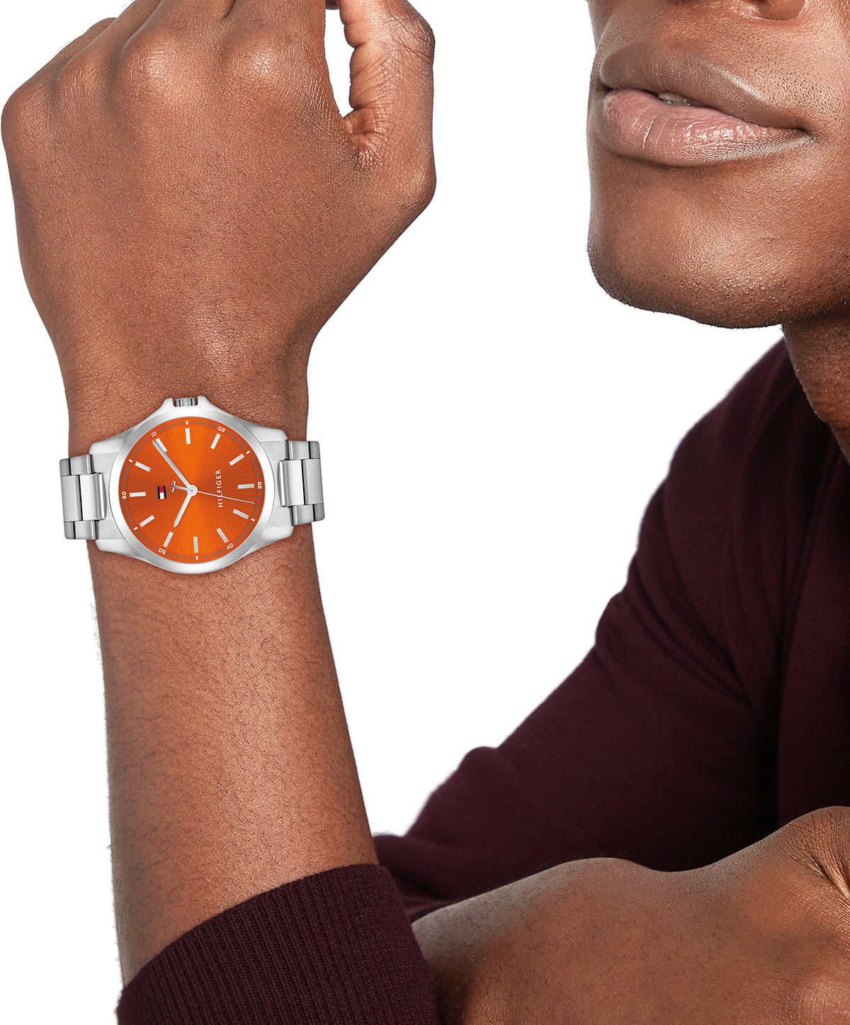 Tommy Hilfiger Horloge TH1710678 Heren Zilverkleurig 43 mm