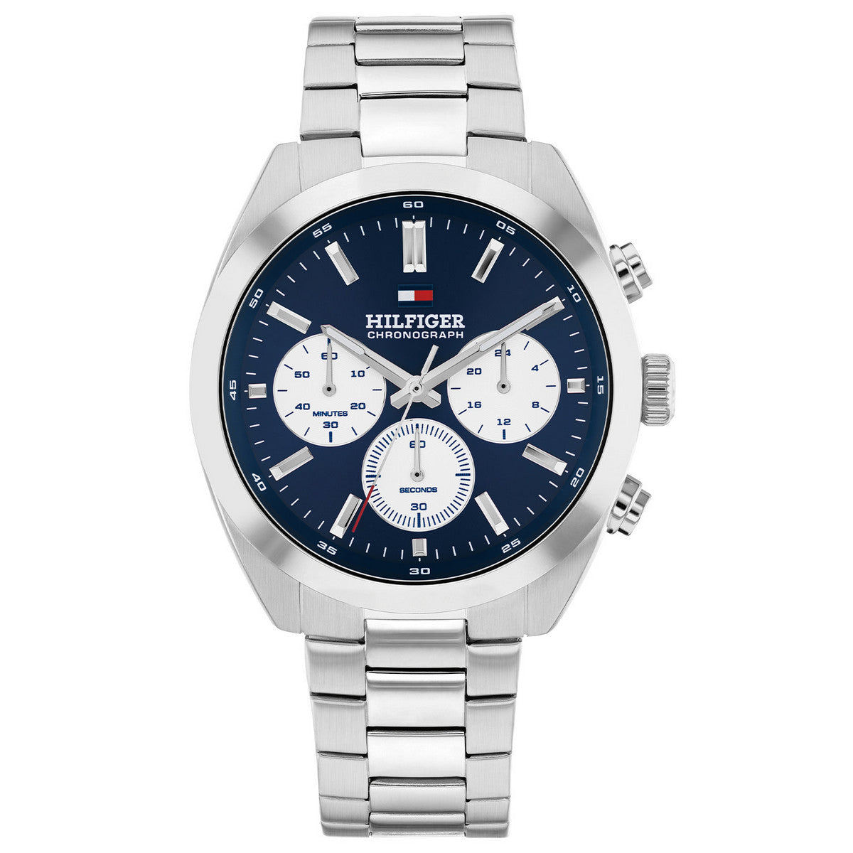 Tommy Hilfiger TH1710722 horloge heren zilverkleurig staal minimalistisch design