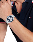 Tommy Hilfiger TH1710722 Horloge Heren – Zilverkleurig Staal 40mm