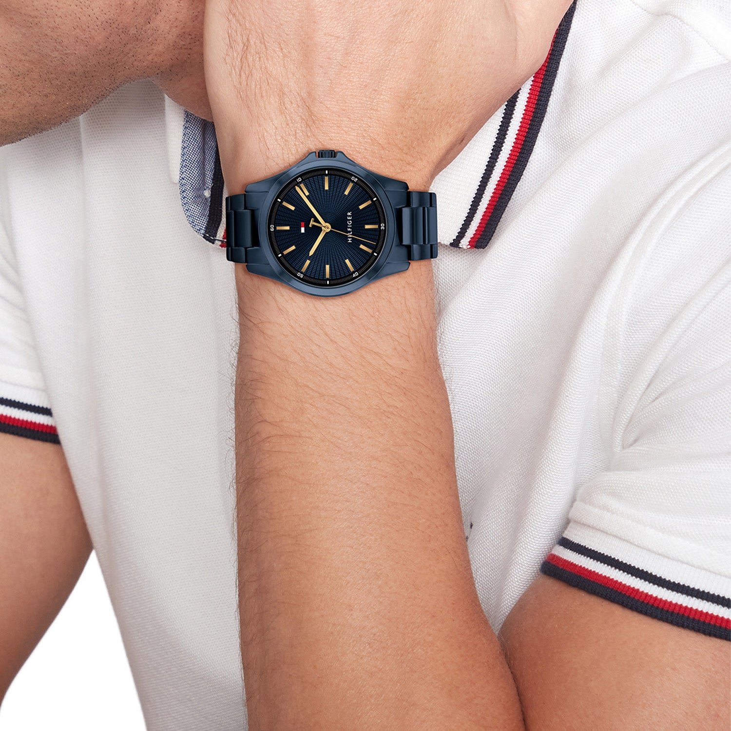 Tommy Hilfiger Horloge TH1710742 Heren Blauw 43 mm