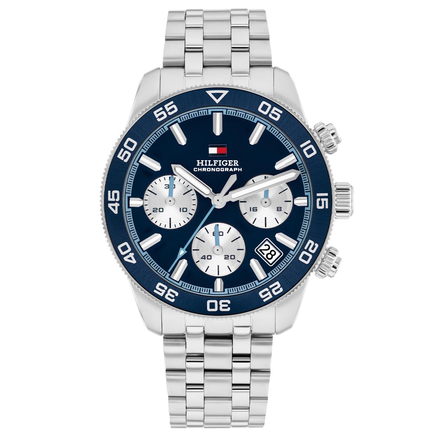 Tommy Hilfiger Horloge TH1710743 Heren Zilverkleurig 41 mm
