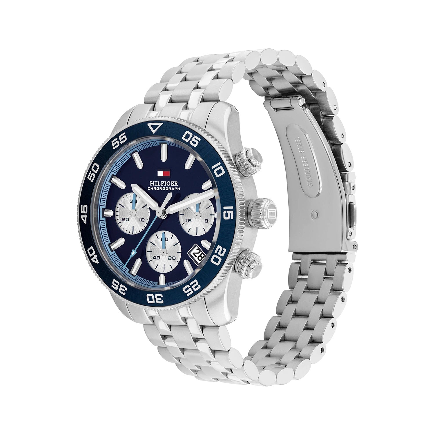 Tommy Hilfiger Horloge TH1710743 Heren Zilverkleurig 41 mm