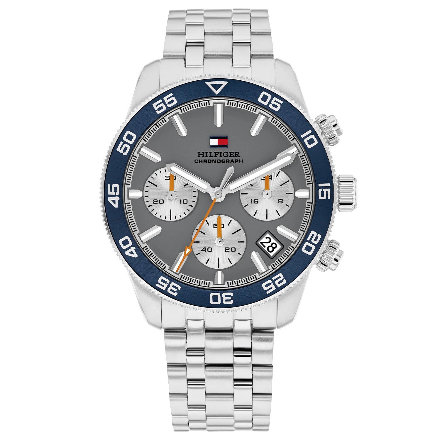 Tommy Hilfiger Horloge TH1710744 Heren Zilverkleurig 41 mm