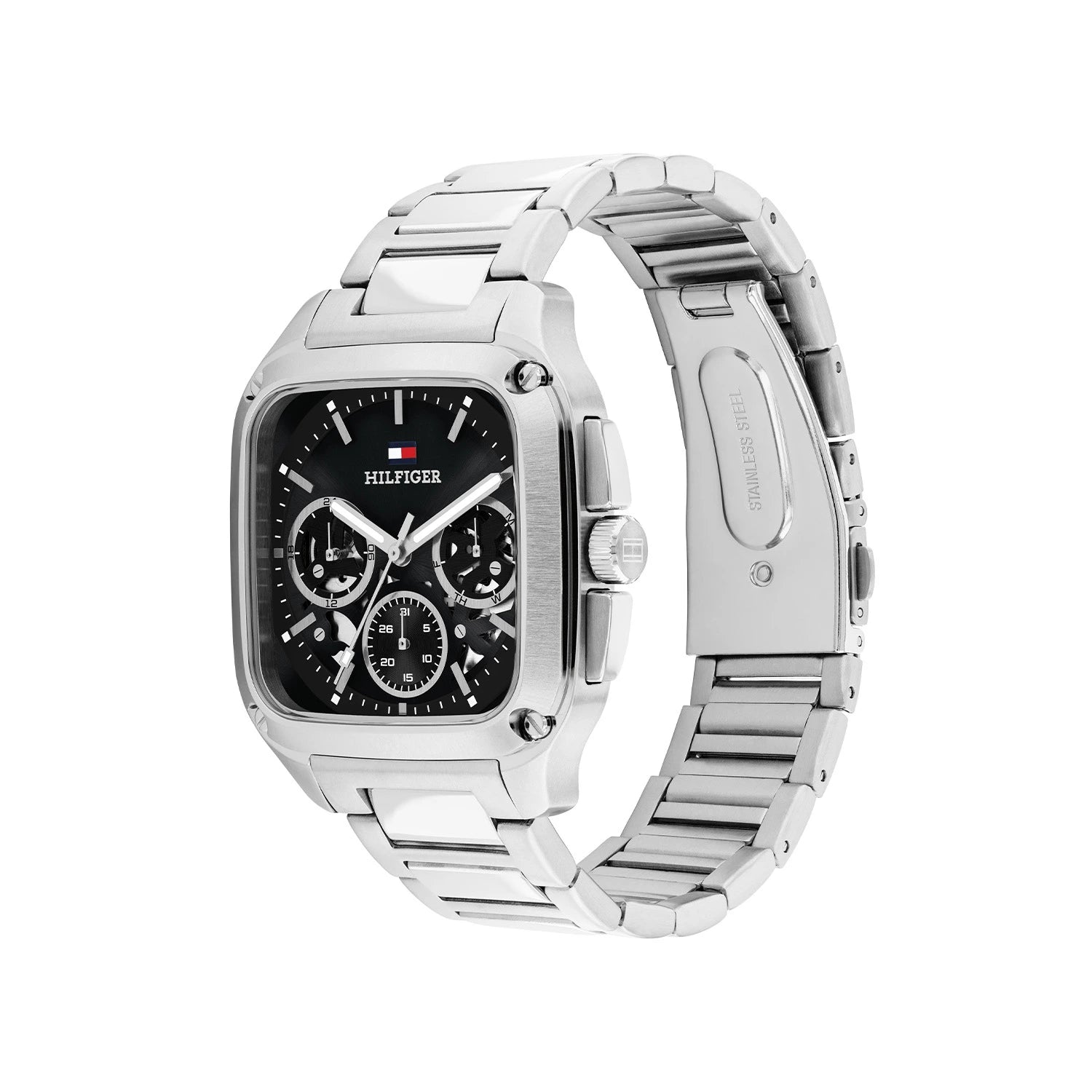 Tommy Hilfiger Horloge TH1710758 Heren Zilverkleurig 39 mm