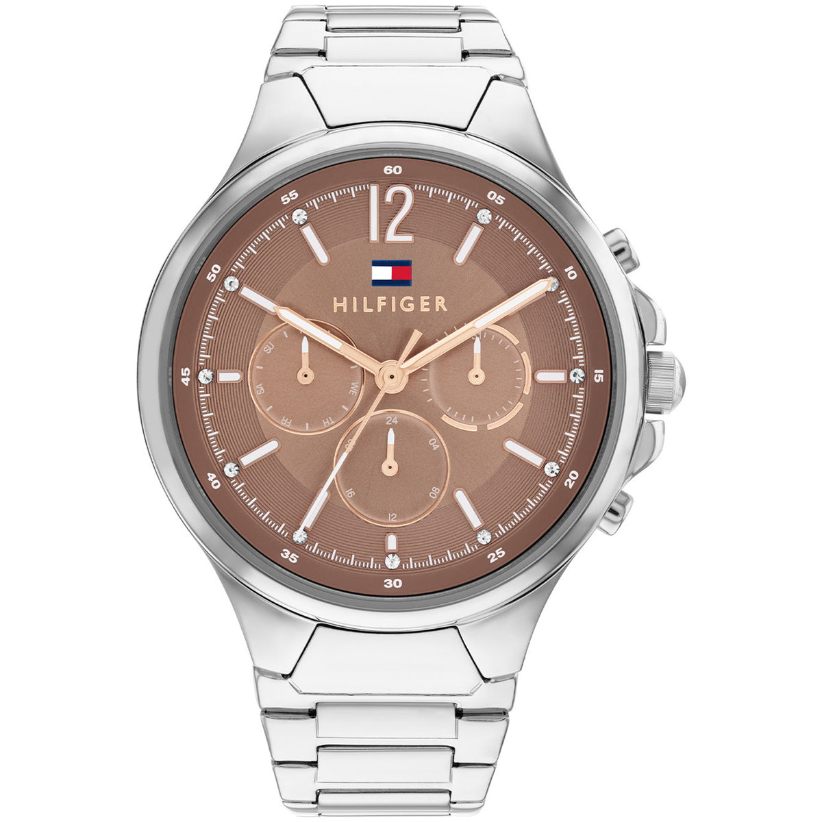 Tommy Hilfiger Dames Horloge TH1782596 40 mm Zilverkleurig