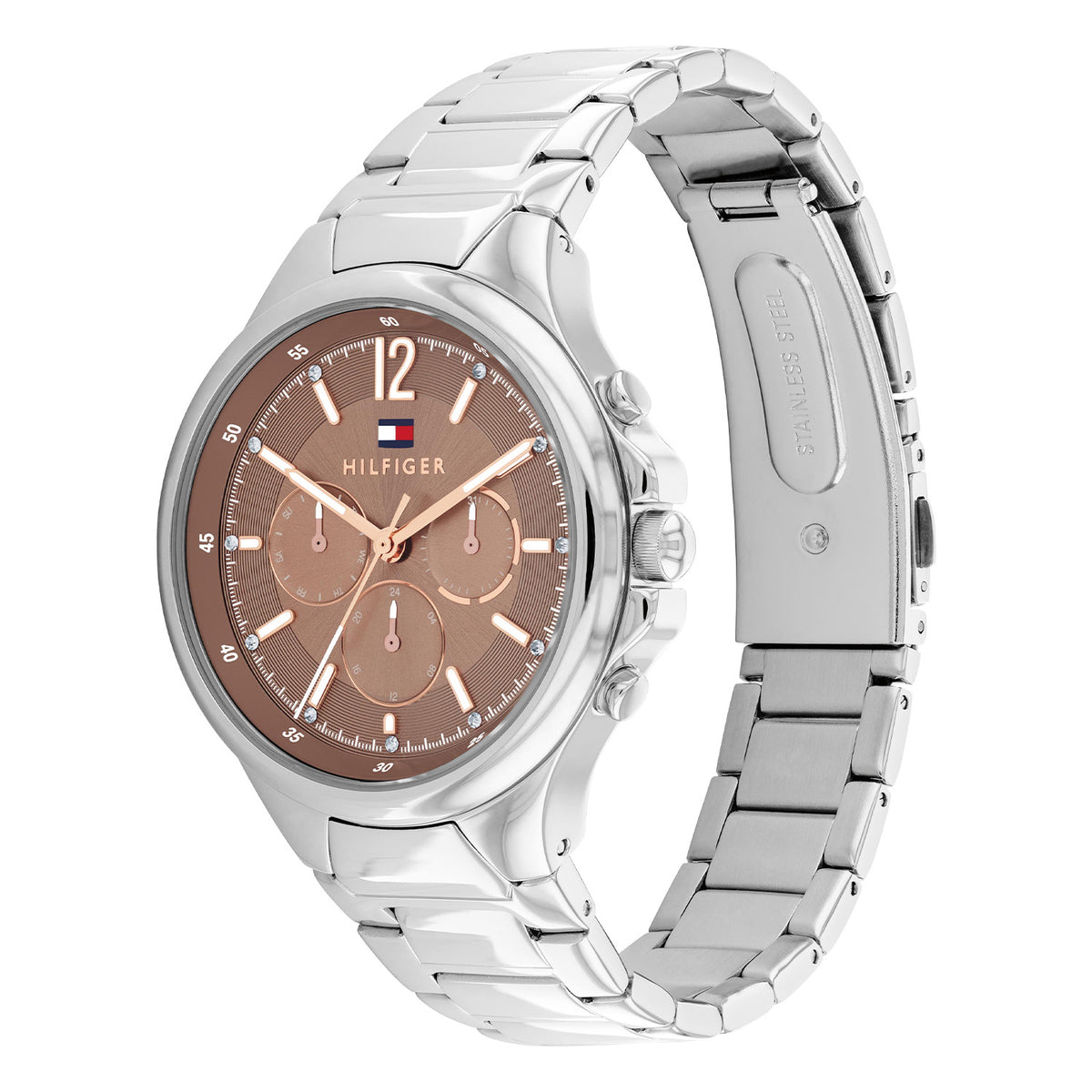 Tommy Hilfiger Dames Horloge TH1782596 40 mm Zilverkleurig