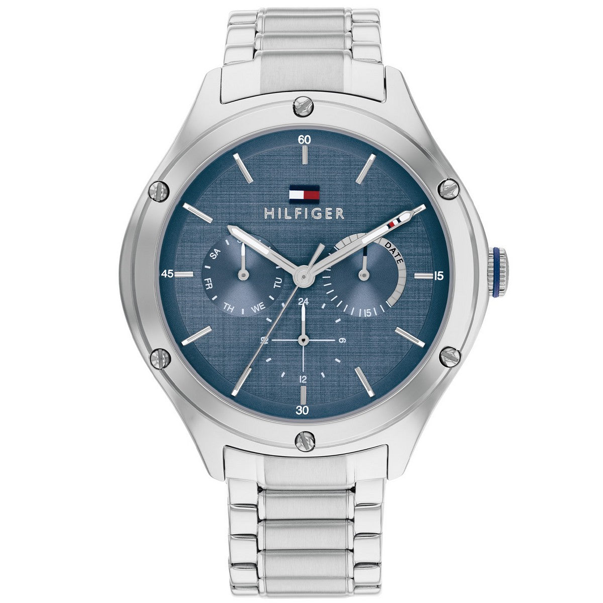 Tommy Hilfiger TH1782657 Horloge Dames Zilverkleurig 40mm, exclusief en kwalitatief hoogwaardig. Ontdek nu!