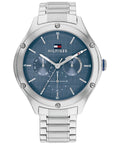 Tommy Hilfiger TH1782657 Horloge Dames Zilverkleurig 40mm, exclusief en kwalitatief hoogwaardig. Ontdek nu!