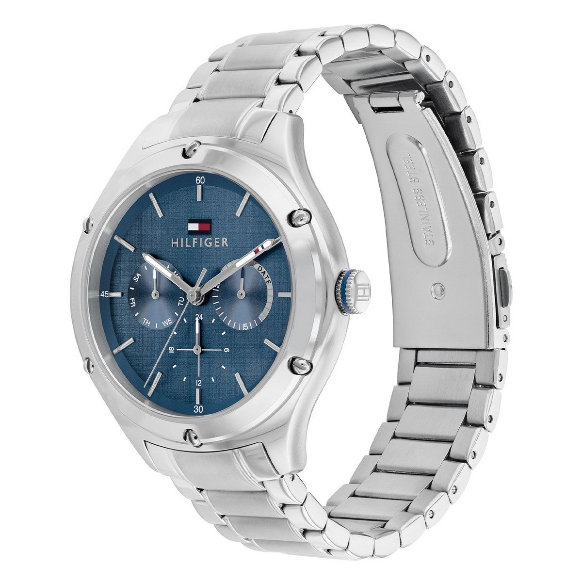 Tommy Hilfiger TH1782657 Horloge Dames Zilverkleurig 40mm, exclusief en kwalitatief hoogwaardig. Ontdek nu!