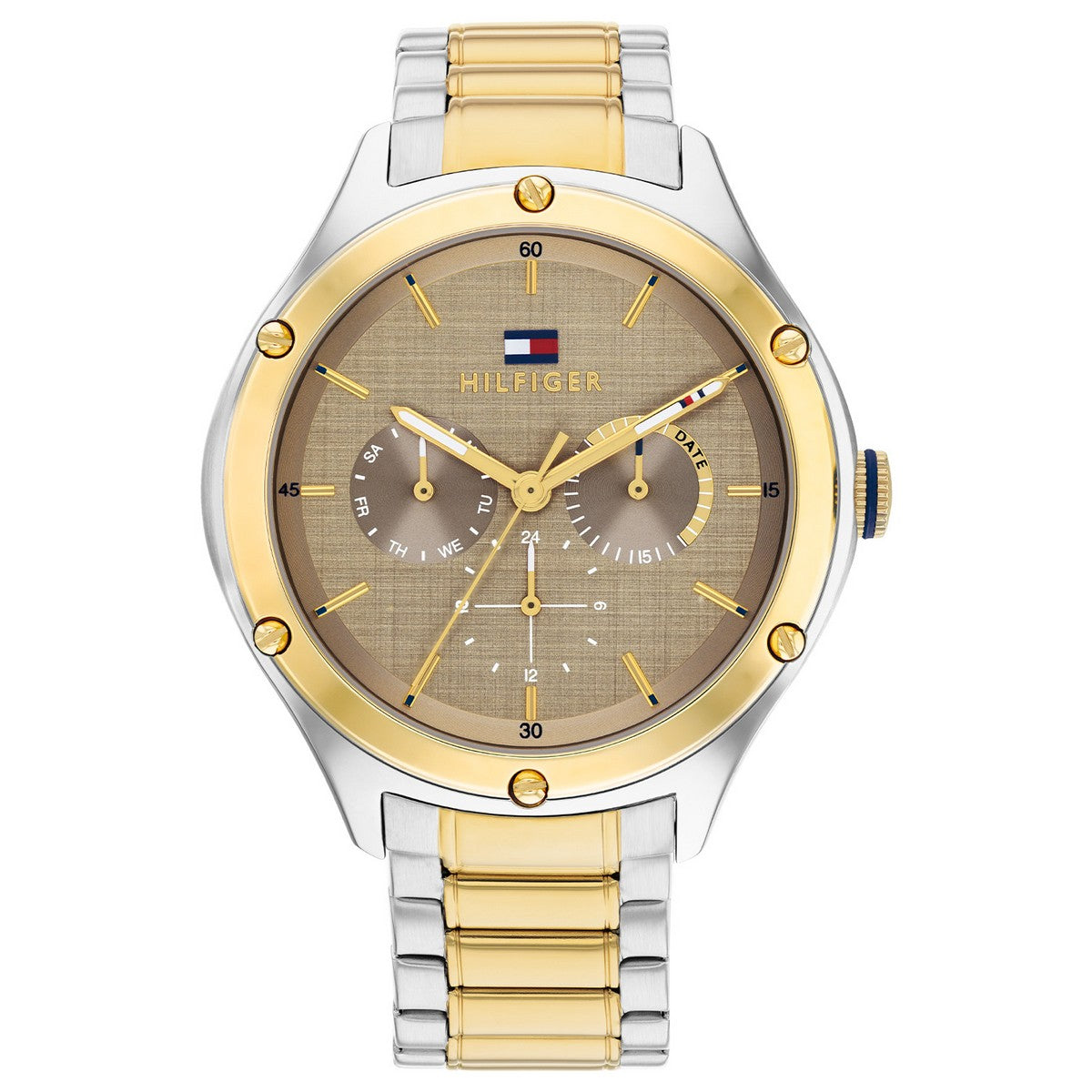 Tommy Hilfiger TH1782658 Horloge Dames Zilverkleurig 40mm, exclusief en kwalitatief hoogwaardig. Ontdek nu!