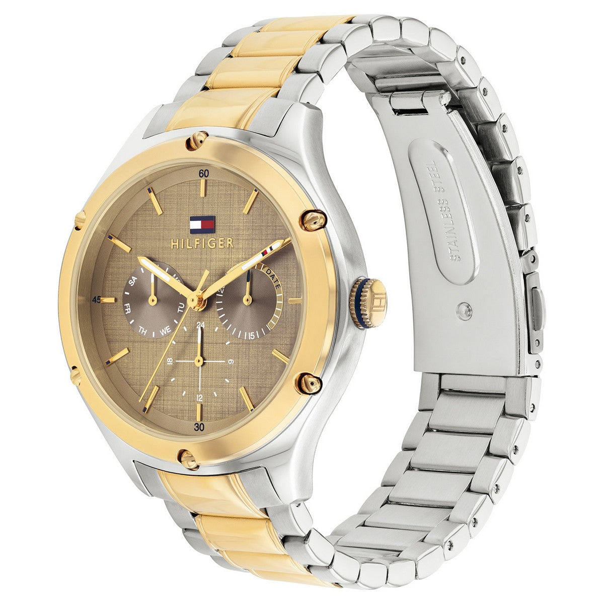 Tommy Hilfiger TH1782658 Horloge Dames Zilverkleurig 40mm, exclusief en kwalitatief hoogwaardig. Ontdek nu!