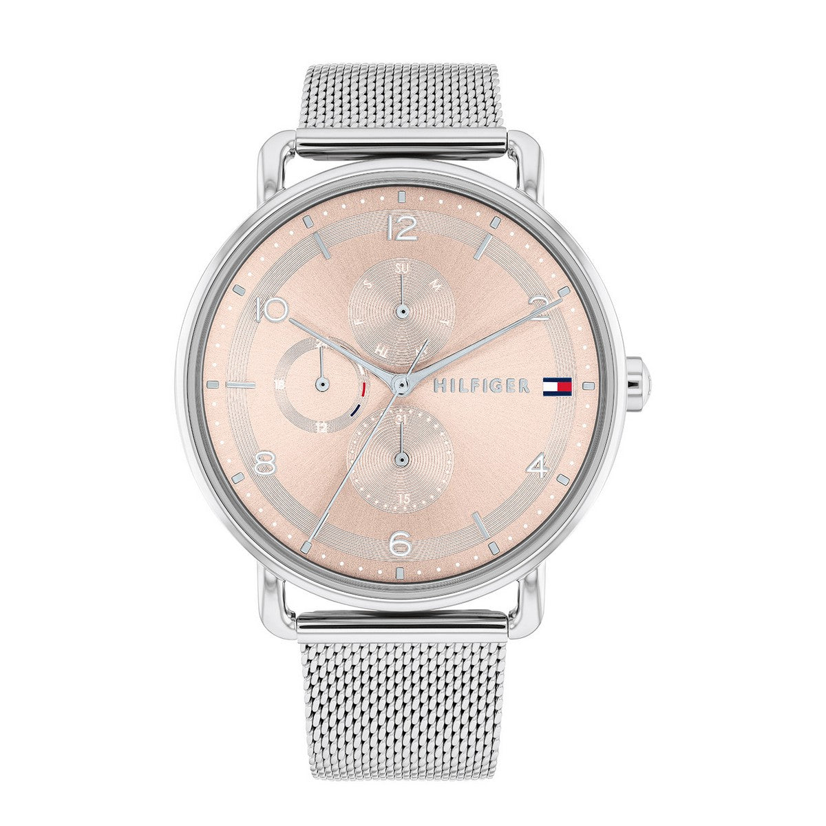 Tommy Hilfiger TH1782662 Horloge Dames Zilverkleurig 40mm, exclusief en kwalitatief hoogwaardig. Ontdek nu!